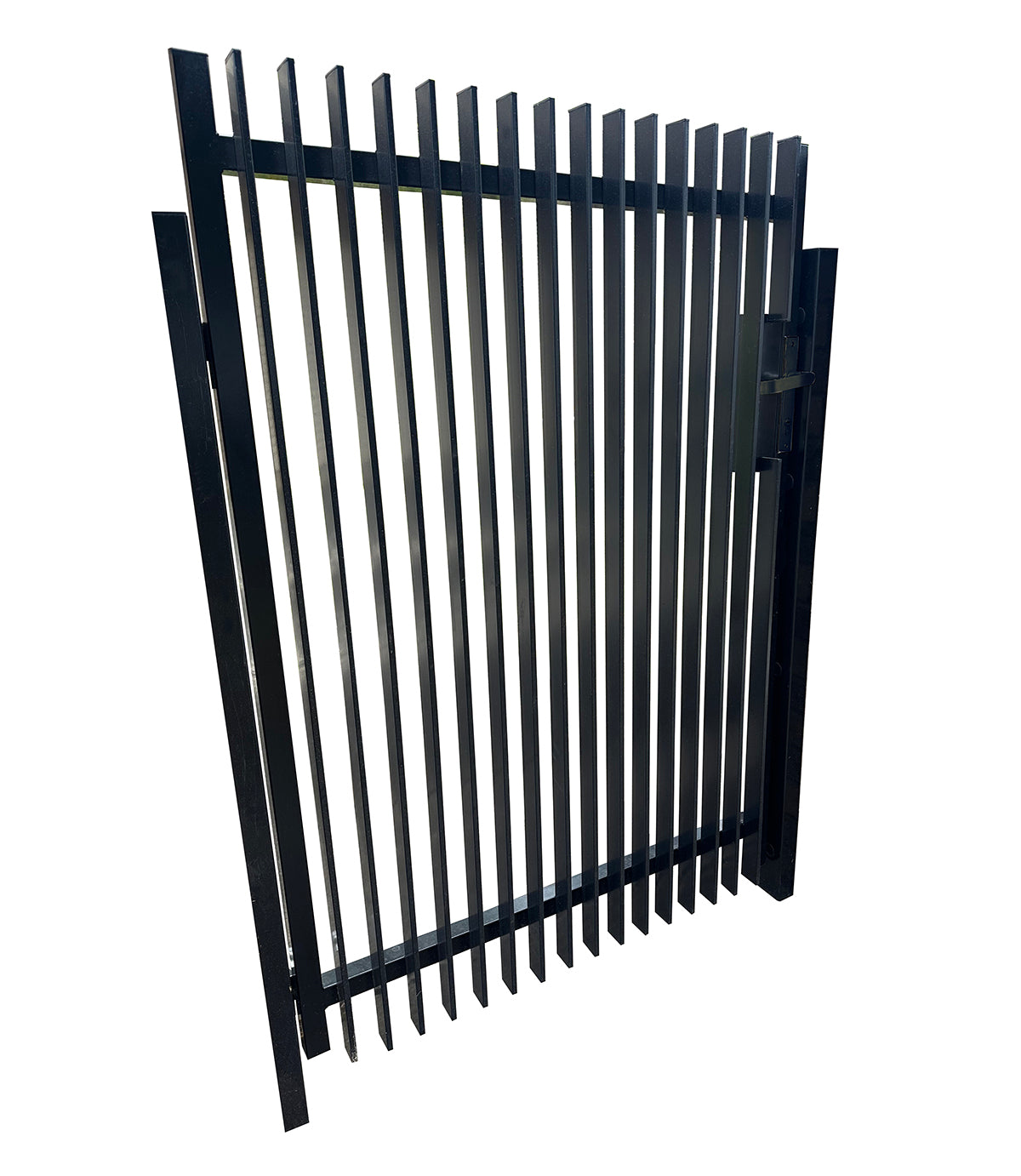 Aluminium Blade Gate Right Hand - DIY Gate Package- 900mm high X 1300mm Wide