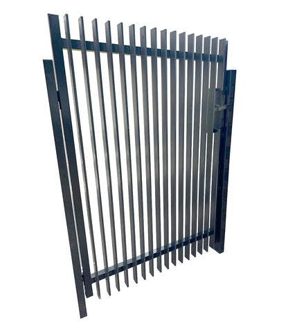 Aluminium Blade Gate Right Hand - DIY Gate Package- 1200mm high X 1530mm Wide