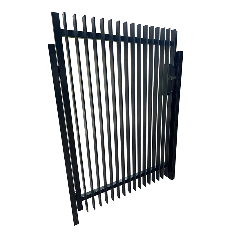 Aluminium Fin Blade Gate Right Hand - DIY Gate Package- 900mm high X 1250mm wide