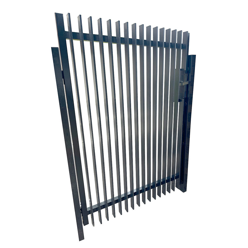 Aluminium Fin Blade Gate Right Hand - DIY Gate Package- 1200mm high X 1530mm wide
