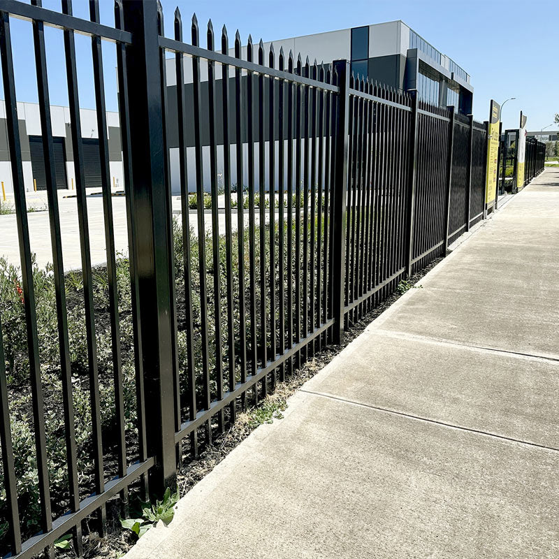 Industrial Steel Spear Top - 1500 high x 2400 wide