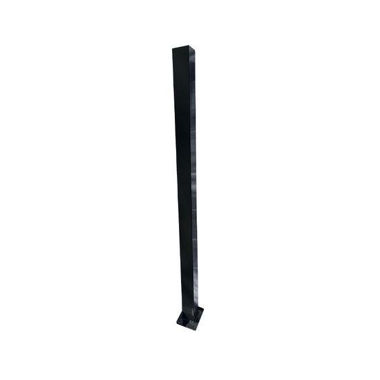 Aluminium Post Flanged 1900mm High x 100mm x 100mm